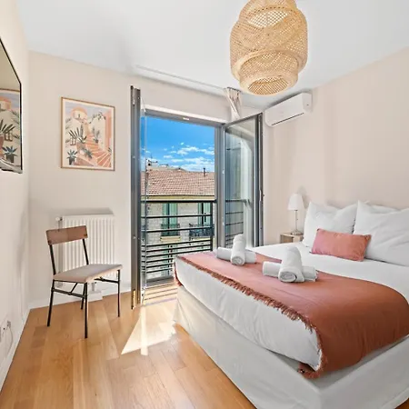 Appartamento Stunning & Bright - 2 Bedrooms - Parking Wifi/ac Nizza